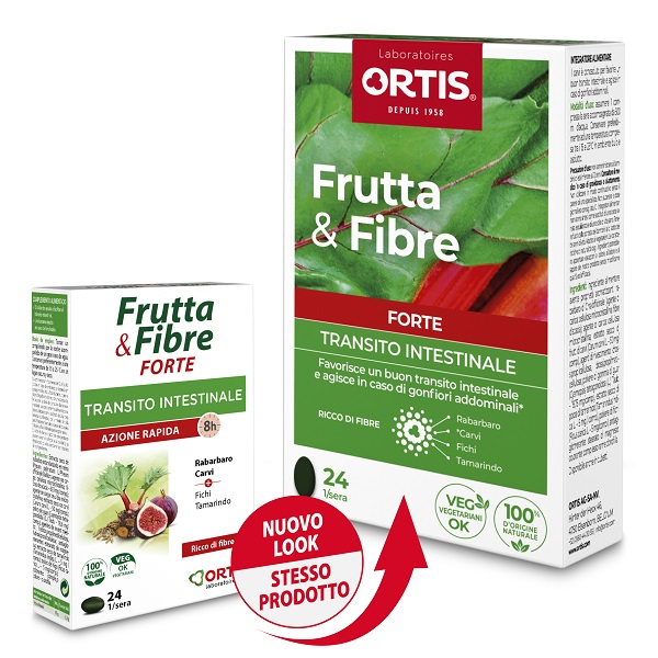 FRUTTA & FIBRE FORTE 24 COMPRESSE - Farmaciacarpediem.it