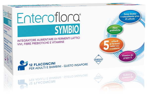 ENTEROFLORA SYMBIO 12 FLACONCINI DA 10 ML - Farmaciacarpediem.it