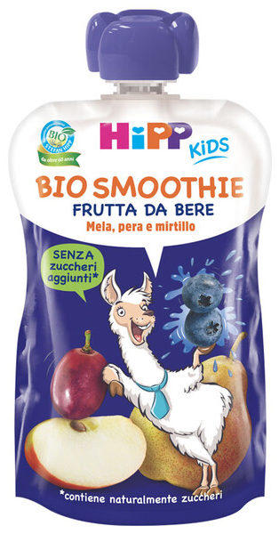 HIPP BIO SMOOTHIES MELA/PERA/MIRTILLO 120 ML - Farmaciacarpediem.it