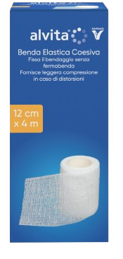 BENDA ELASTICA AUTOADESIVA ALVITA 12X4CM - Farmaciacarpediem.it