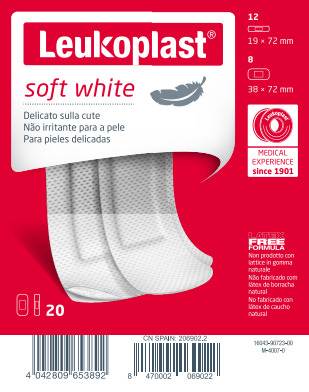 LEUKOPLAST SOFT WHITE 20 PEZZI ASSORTITI - Farmaciacarpediem.it