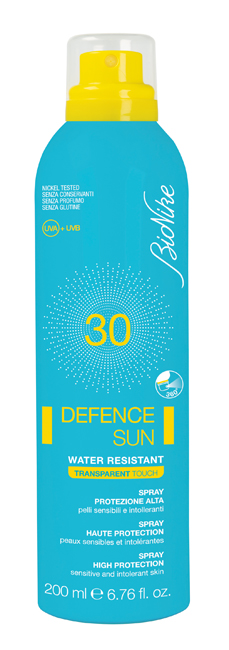DEFENCE SUN 30 SPRAY TRANSPARENT TOUCH 200 ML - Farmaciacarpediem.it