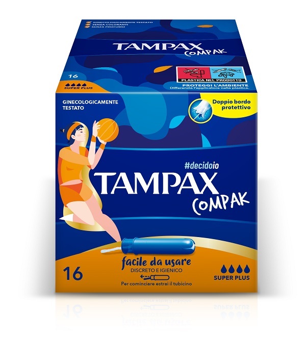 TAMPAX COMPAK ASSORBENTE INTERNO SUPER PLUS 16 PEZZI - Farmaciacarpediem.it