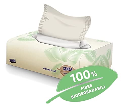 TEMPO BOX FAZZOLETTI NATURAL&SOFT 70 PEZZI - Farmaciacarpediem.it