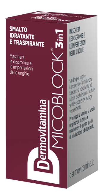 DERMOVITAMINA MICOBLOCK 3 IN 1 SMALTO IDRATANTE E TRASPIRANTE BORDEAUX 5 ML - Farmaciacarpediem.it