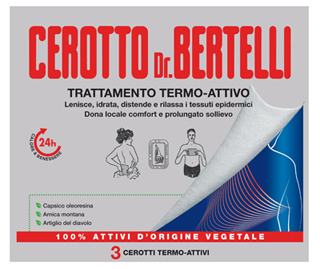 DR BERTELLI CEROTTO TERMO-ATTIVO 3 PEZZI - Farmaciacarpediem.it