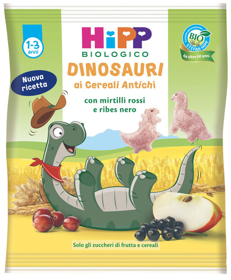 HIPP BIO DINOSAURI CEREALI ANTICHI 30 G - Farmaciacarpediem.it