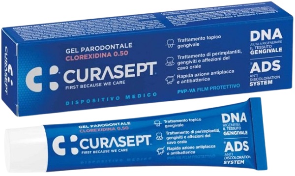 CURASEPT GEL PARODONTALE 0,5% 30 ML ADS + DNA - Farmaciacarpediem.it