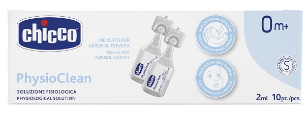 CHICCO SOLUZIONE PHYSIOCLEAN 2 ML 10 PEZZI - Farmaciacarpediem.it