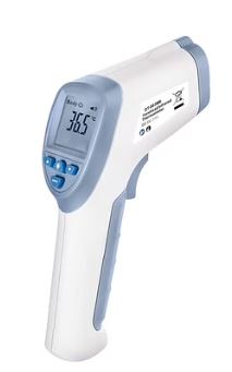 TERMOMETRO FRONTALE A INFRAROSSI RANGE TEMPERATURA CORPOREA 32-43 GRADI DISTANZA MISURAZIONE 1-3 CM - Farmaciacarpediem.it