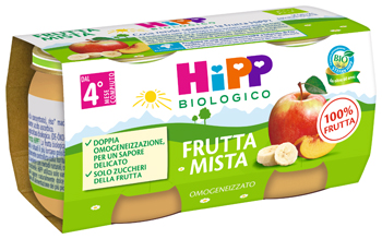 HIPP BIO OMOGENEIZZATO FRUTTA MISTA 2X80 G - Farmaciacarpediem.it