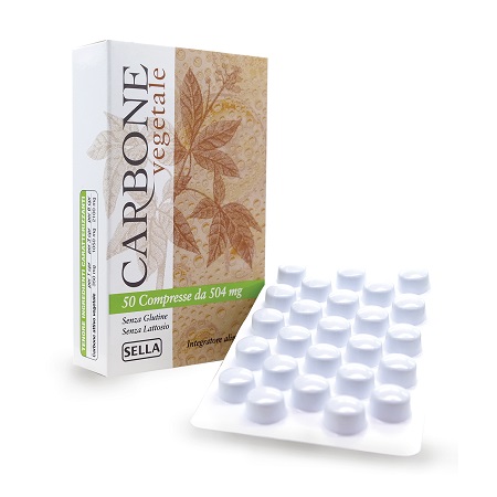 CARBONE VEGETALE 50 COMPRESSE - Farmaciacarpediem.it
