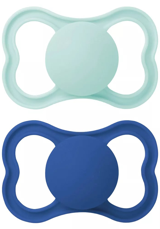 MAM AIR SUCCHIETTO 16+ MESI SILICONE MASCHIO 2 PEZZI - Farmaciacarpediem.it