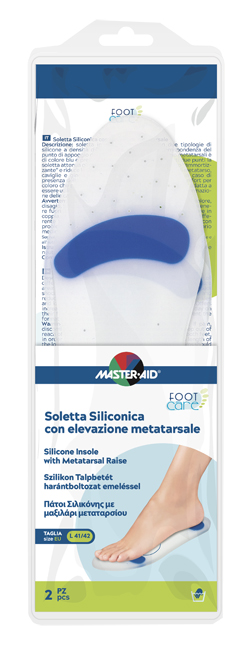 SOLETTA SILICONICA MASTER-AID FOOTCARE LARGE 41-42 METATARSO I6 - Farmaciacarpediem.it