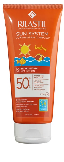 RILASTIL SUN PPT SPF 50+ BABY LATTE VELLUTO 200 ML - Farmaciacarpediem.it