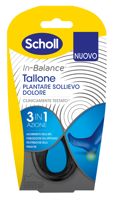 SCHOLL PLANTARE TALLONE L 2 PEZZI - Farmaciacarpediem.it