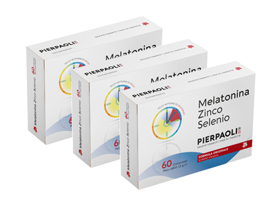 MELATONINA ZINCO SELENIO PROMO PACK 3 PEZZI - Farmaciacarpediem.it