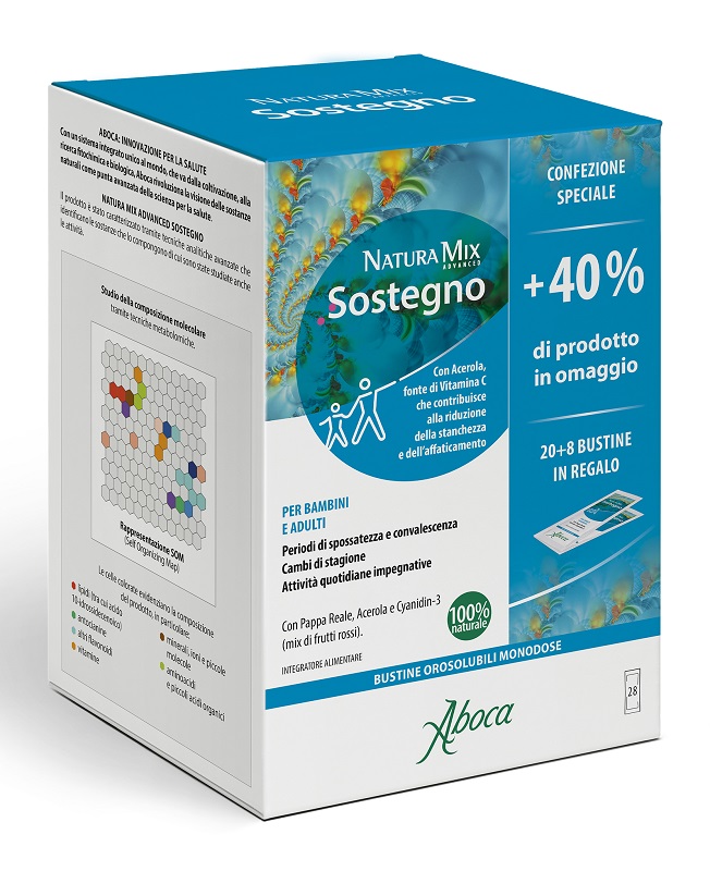 NATURA MIX ADVANCED SOSTEGNO OROSOLUBILE 28 BUSTINE CONFEZIONE SPECIALE - Farmaciacarpediem.it