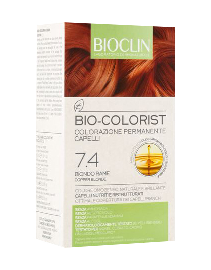 BIOCLIN BIO COLOR FAST&PERFECTION 6,4 BIONDO SCURO RAMATO CREMA COLORANTE 60 ML + RIVELATORE IN CREMA 60 ML + BIO COLOR SHAMPOO 10 ML + BIO COLOR MASCHERA 10 ML - Farmaciacarpediem.it