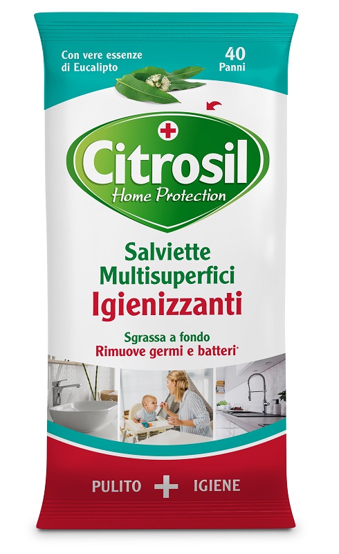 CITROSIL SALVIETTE IGIENIZZANTI EUCALIPTO 40 PEZZI - Farmaciacarpediem.it