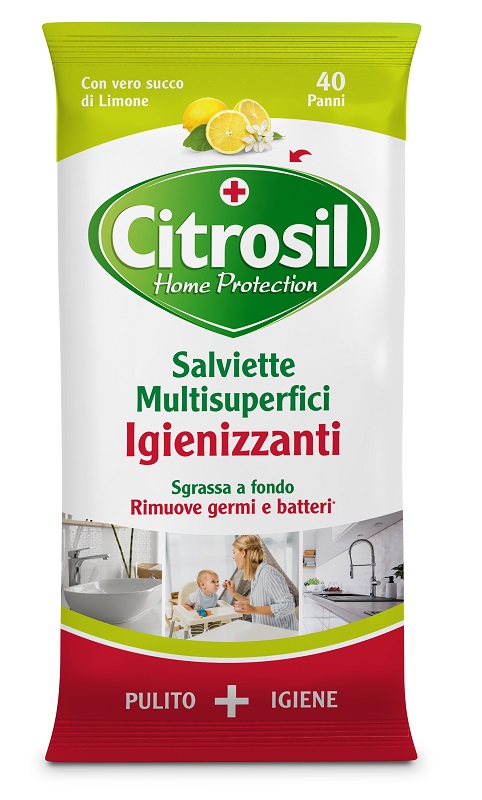 CITROSIL SALVIETTE IGIENIZZANTI LIMONE 40 PEZZI - Farmaciacarpediem.it
