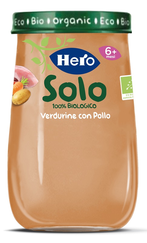 HERO BABY SOLO OMOGENEIZZATO POLLO VERDURE 190 G - Farmaciacarpediem.it