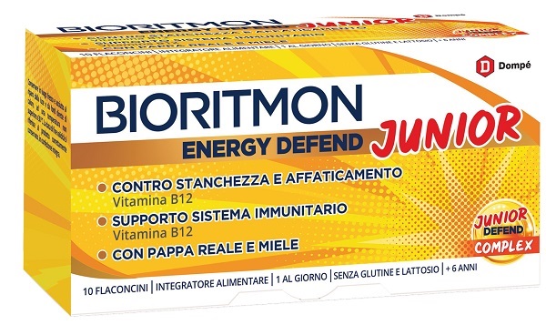 BIORITMON ENERGY DEFEND JUNIOR 10 FLACONCINI 10 ML - Farmaciacarpediem.it