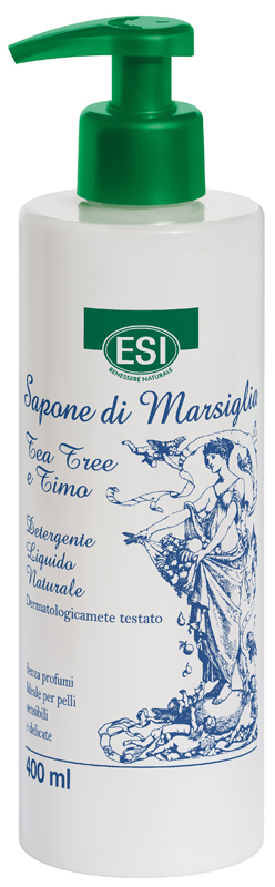 ESI SAPONE MARSIGLIA TEA TREE E TIMO 400 ML - Farmaciacarpediem.it