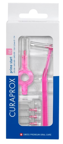 CURAPROX CPS 08 SCOVOLINO PRIME START 08 PINK 5 PEZZI - Farmaciacarpediem.it