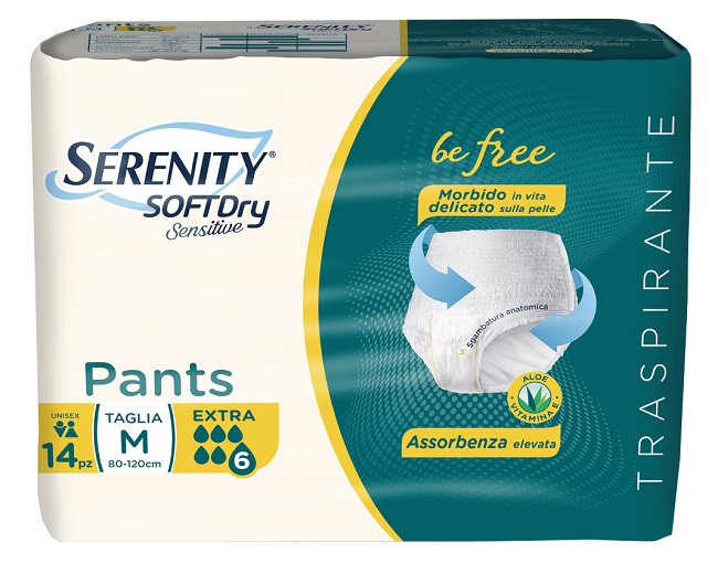 SERENITY PANTS SD SENSITIVE EXTRA M 14 PEZZI - Farmaciacarpediem.it
