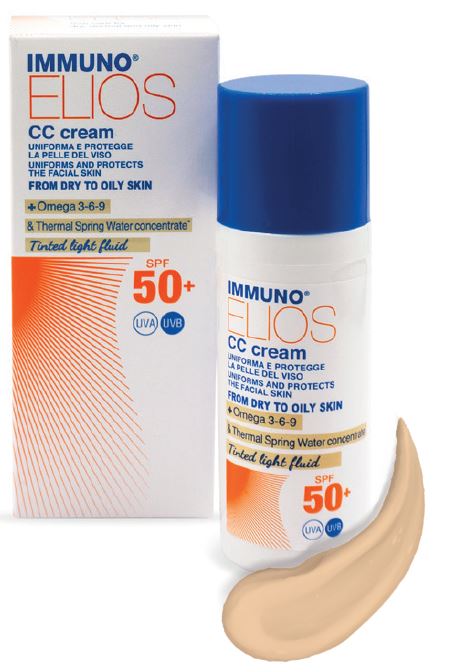 IMMUNO ELIOS CC CREAM SPF50+ TINTED LIGHT 40 ML - Farmaciacarpediem.it