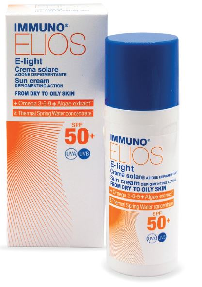 IMMUNO ELIOS CREAM E-LIGHT SPF50+ LIGHTENING 40 ML - Farmaciacarpediem.it