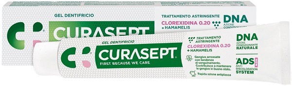 CURASEPT GEL DENTIFRICIO ADS DNA TRATTAMENTO ASTRINGENTE 75 ML - Farmaciacarpediem.it