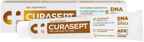 CURASEPT GEL DENTIFRICIO ADS DNA TRATTAMENTO PROTETTIVO 75 ML - Farmaciacarpediem.it