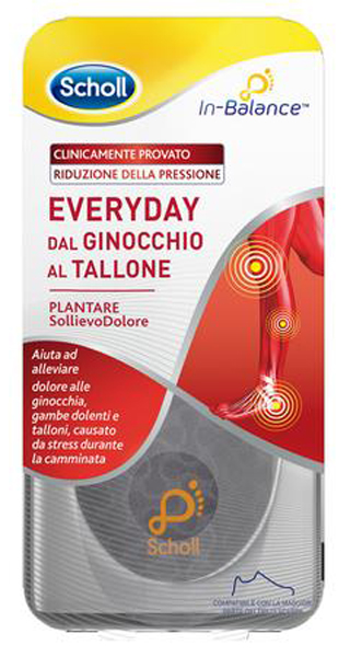 PLANTARE SOLLIEVO DOLORE DA GINOCCHIO A TALLONE SCHOLL IN BALANCE EVERYDAY L - Farmaciacarpediem.it