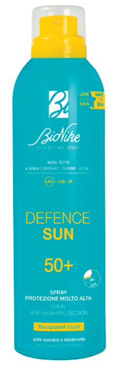DEFENCE SUN SPRAY TRANSPARENT TOUCH 50+ 200 ML - Farmaciacarpediem.it