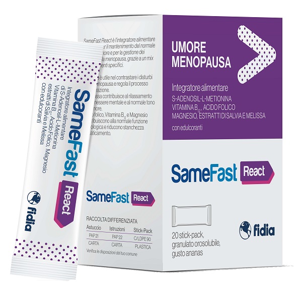 SAMEFAST REACT 20 STICK PACK - Farmaciacarpediem.it
