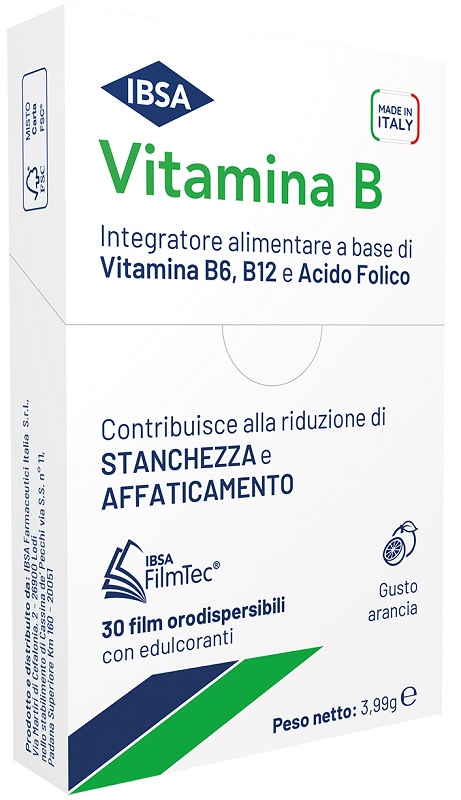 VITAMINA B IBSA 30 FILM ORALI - Farmaciacarpediem.it
