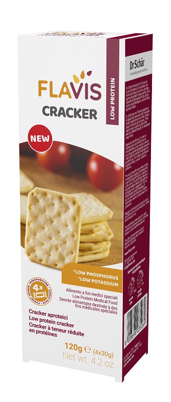 FLAVIS CRACKER APROTEICI 4 PORZIONI DA 30 G - Farmaciacarpediem.it