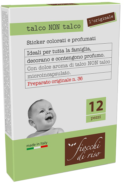 FIOCCHI DI RISO TALCO NON TALCO CEROTTI 12 PEZZI - Farmaciacarpediem.it
