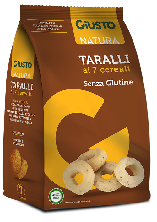 GIUSTO SENZA GLUTINE TARALLI 7 CEREALI 175 G - Farmaciacarpediem.it