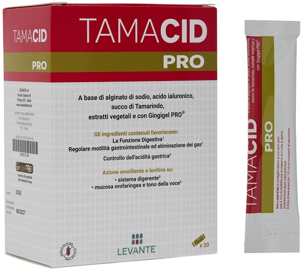 TAMACID PRO 20 STICK PACK 15 G SENZA GLUTINE SENZA LATTOSIO - Farmaciacarpediem.it