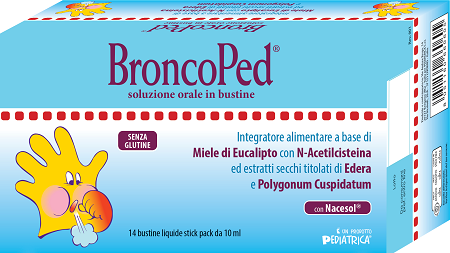 BRONCOPED SOLUZIONE ORALE 14 BUSTINE STICK PACK DA 10 ML - Farmaciacarpediem.it