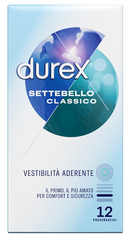 PROFILATTICO DUREX SETTEBELLO CLASSICO 12 PEZZI - Farmaciacarpediem.it