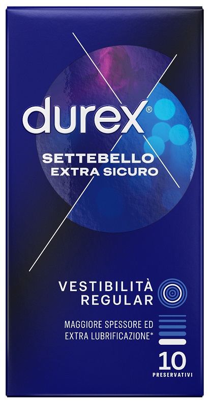 PROFILATTICO DUREX SETTEBELLO EXTRA SICURO 10 PEZZI - Farmaciacarpediem.it