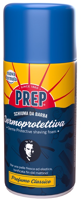 PREP SCHIUMA BARBA DERMOPROTETTIVA PROFUMO CLASSICO 300 ML - Farmaciacarpediem.it