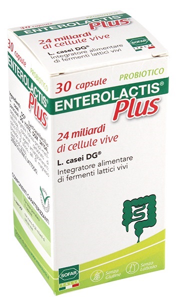 ENTEROLACTIS PLUS 30 CAPSULE - Farmaciacarpediem.it